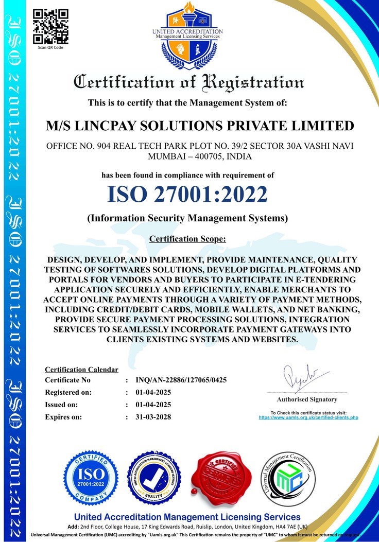 ISO Certification